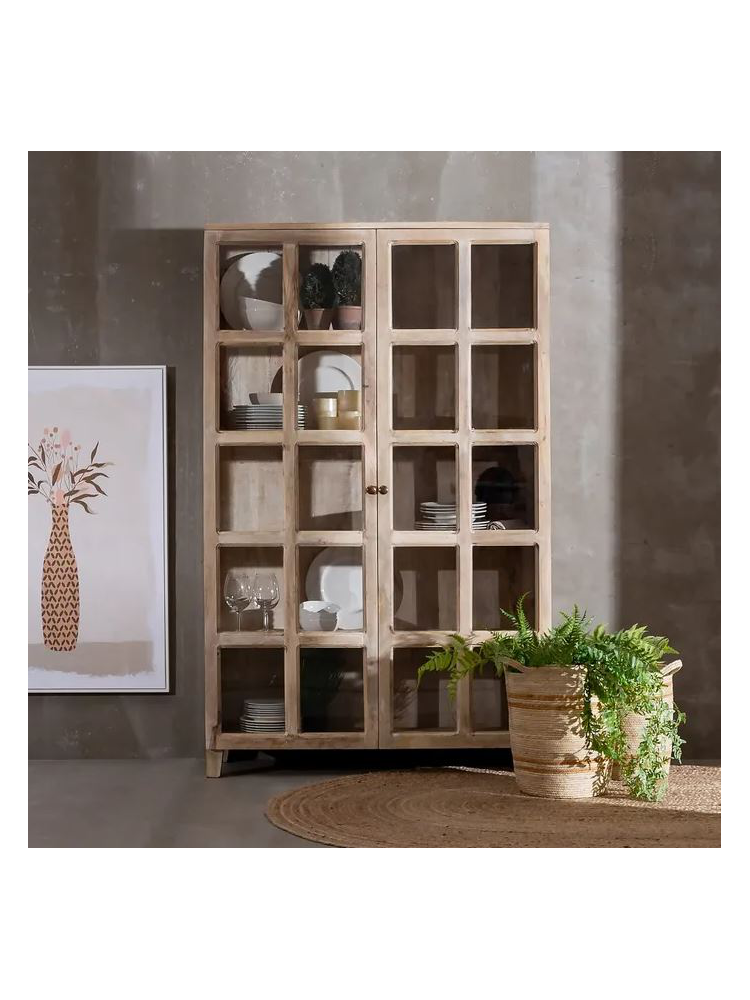 Vitrina CAEN 120X40X194 cms