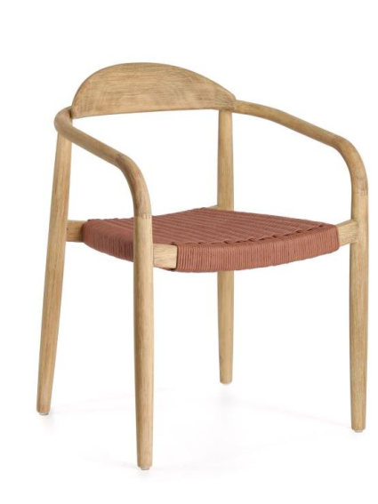 Silla PAPIER natural teja