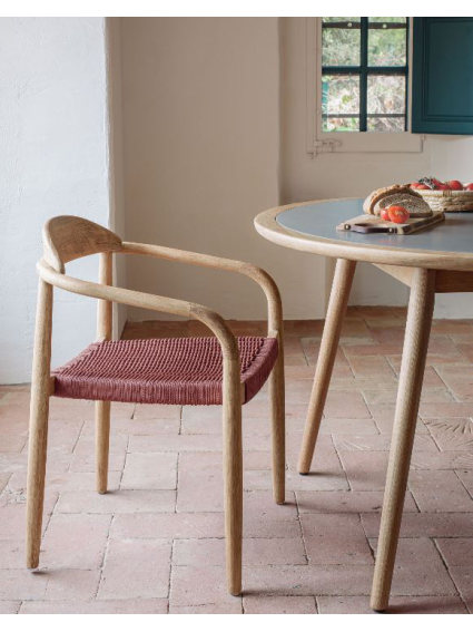 Silla PAPIER natural teja