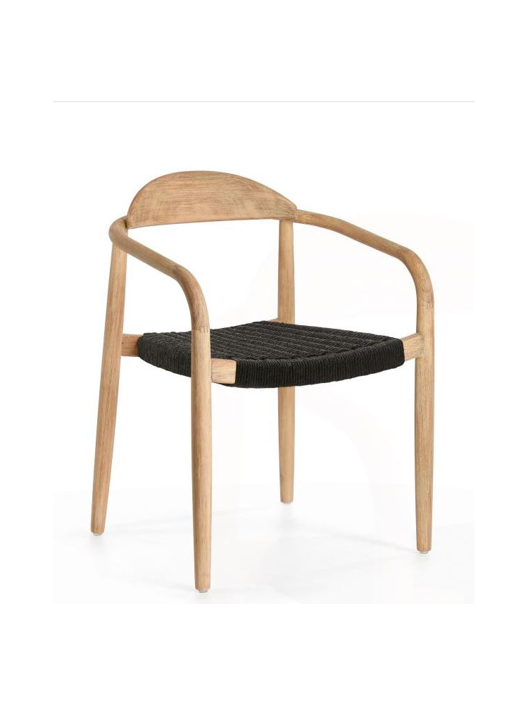 Silla PAPIER negro beige