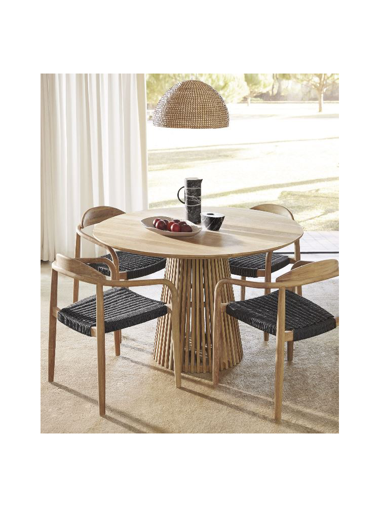 Silla PAPIER negro beige