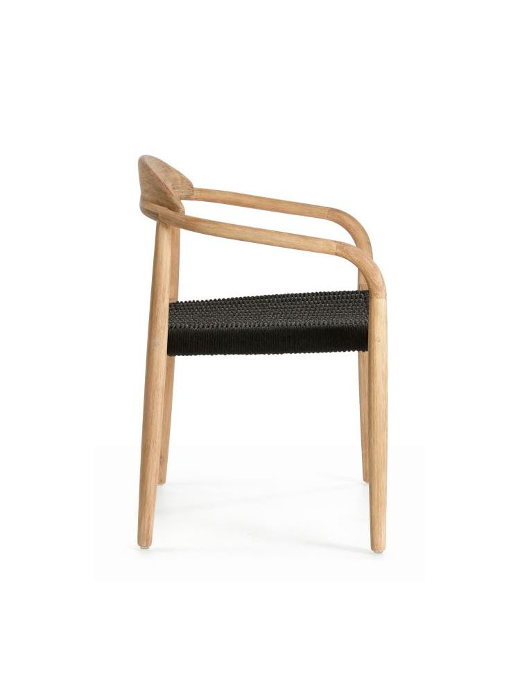 Silla PAPIER negro beige