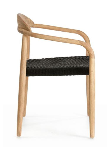 Silla PAPIER negro beige
