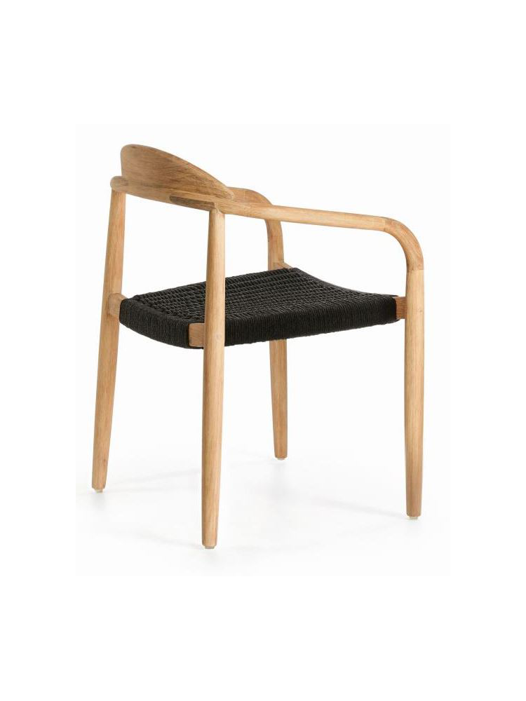 Silla PAPIER negro beige