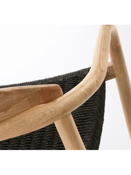 Silla PAPIER negro beige
