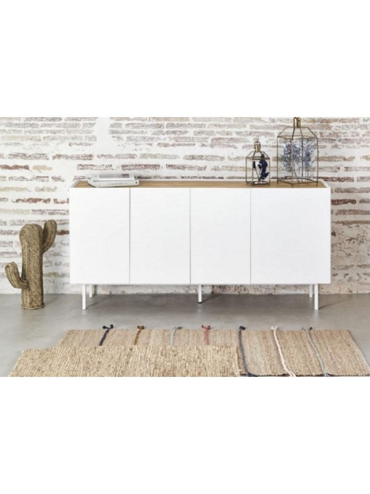 Aparador VIDAR 165X40X78 cms BLANCO