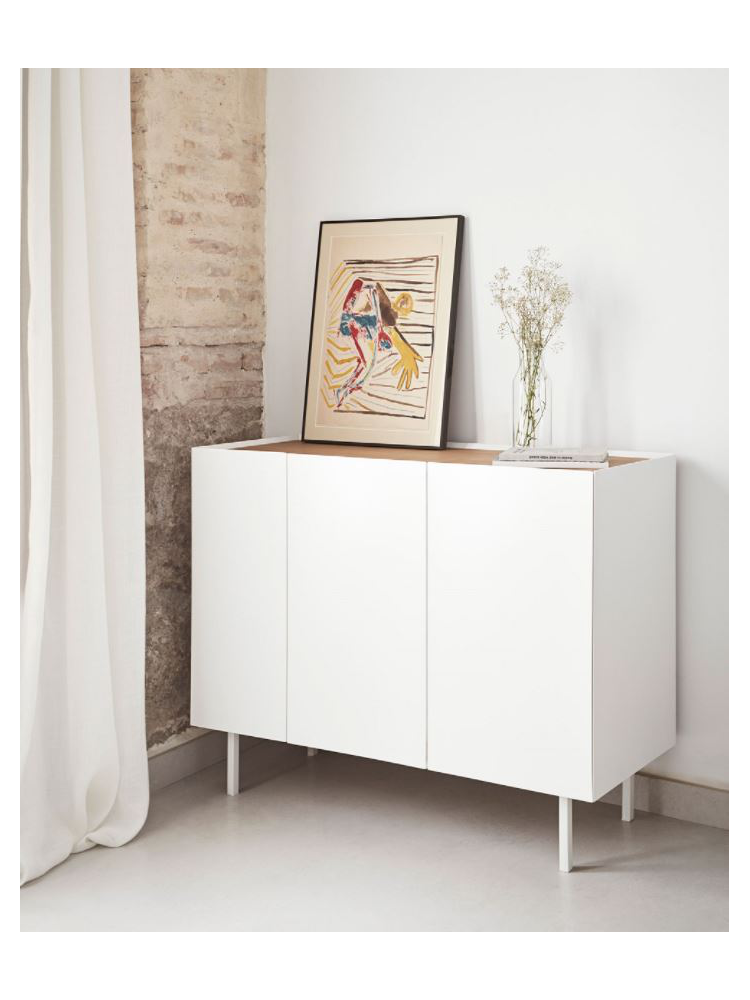 Aparador VIDAR 110x40x85 cms BLANCO