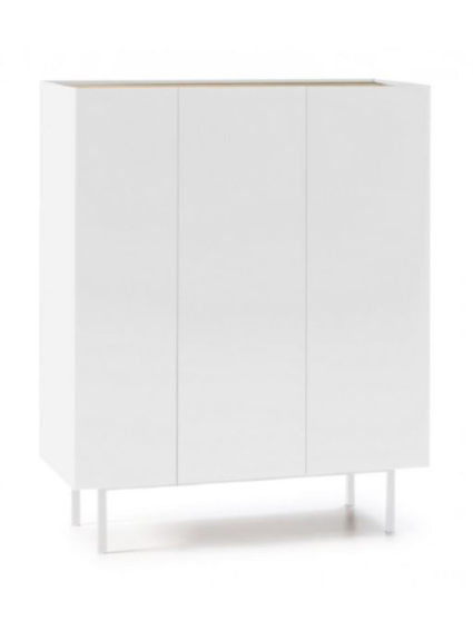 Auxiliar botellero  VIDAR 95x40x120cms blanco