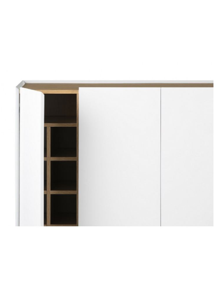 Auxiliar botellero  VIDAR 95x40x120cms blanco
