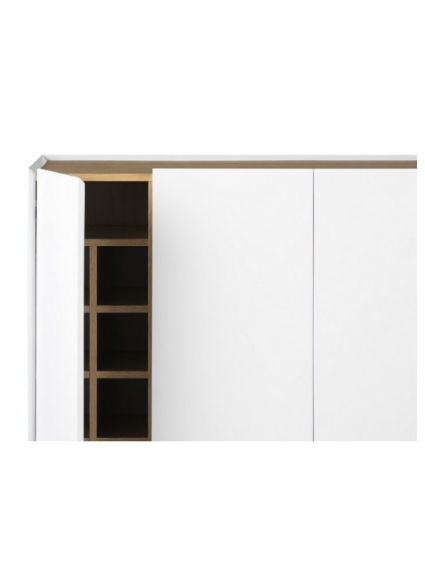 Auxiliar botellero  VIDAR 95x40x120cms blanco