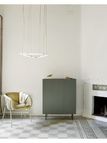 Auxiliar botellero  VIDAR 95x40x120cms verde