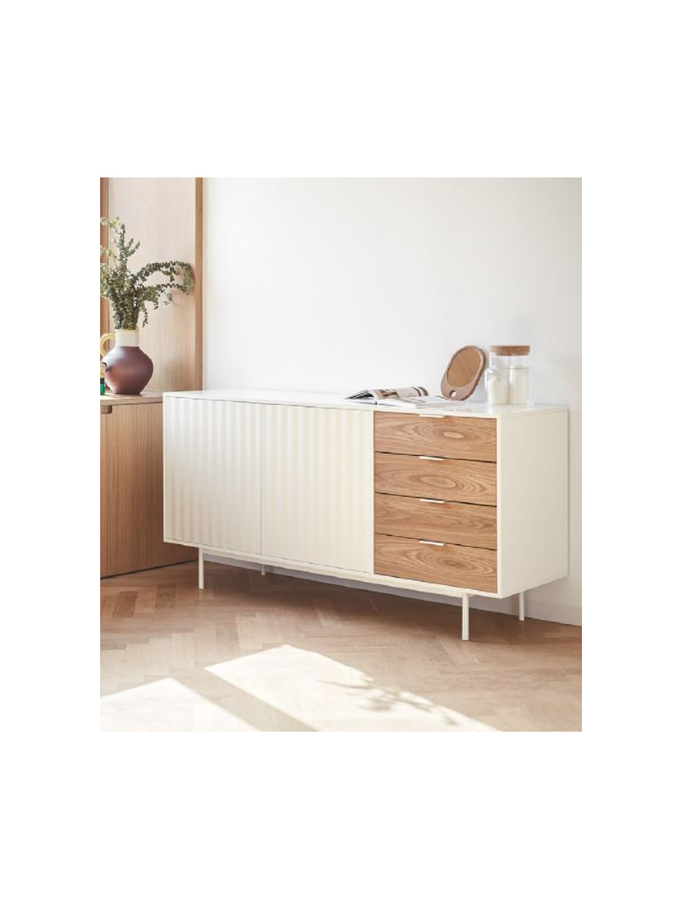 Aparador MIDGAR 165x47x78 cms bl