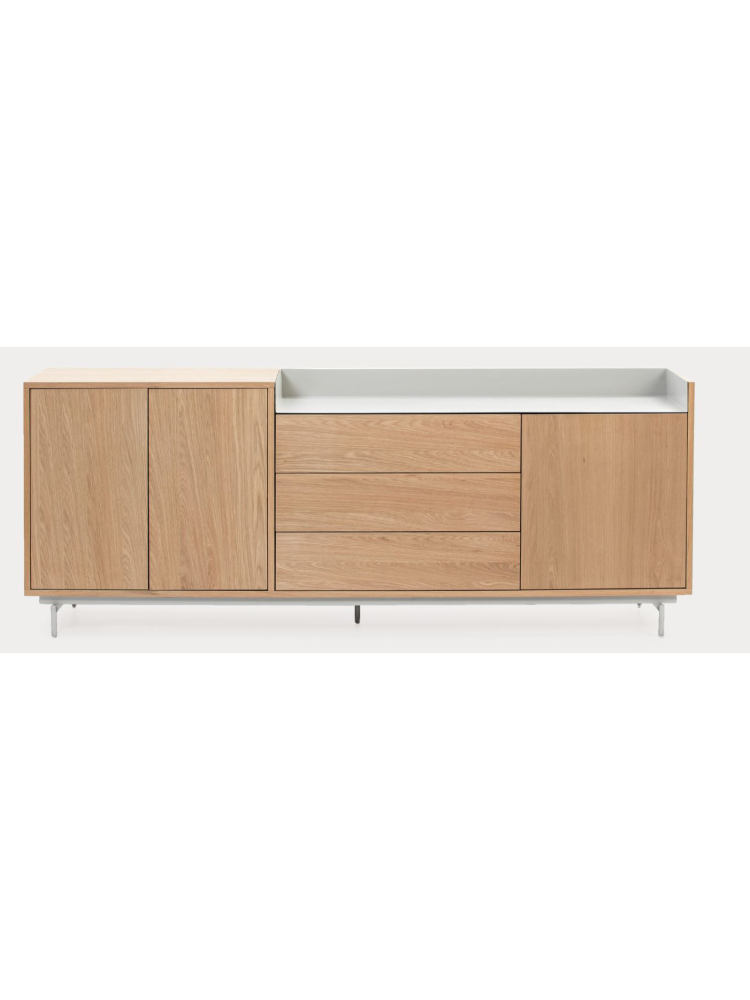 Aparador ODIN 200x45x78 cms Roble/Gris Aparador ODIN 200x45x78 cms Roble/Gris