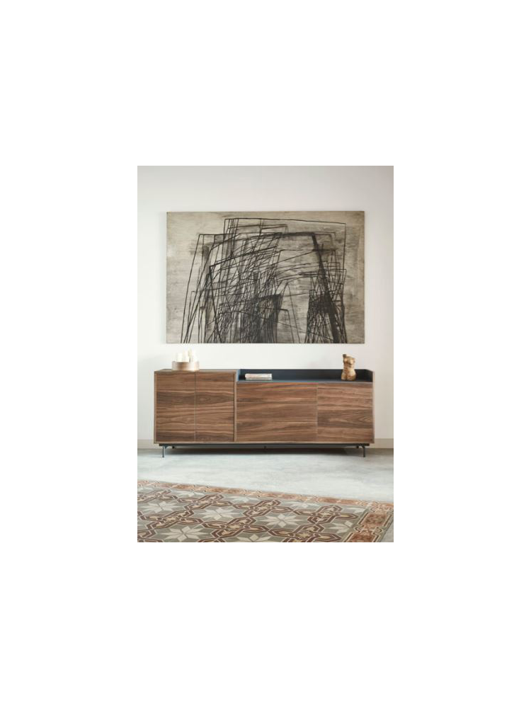 Aparador ODIN 200x45x78 cms Roble/Azul