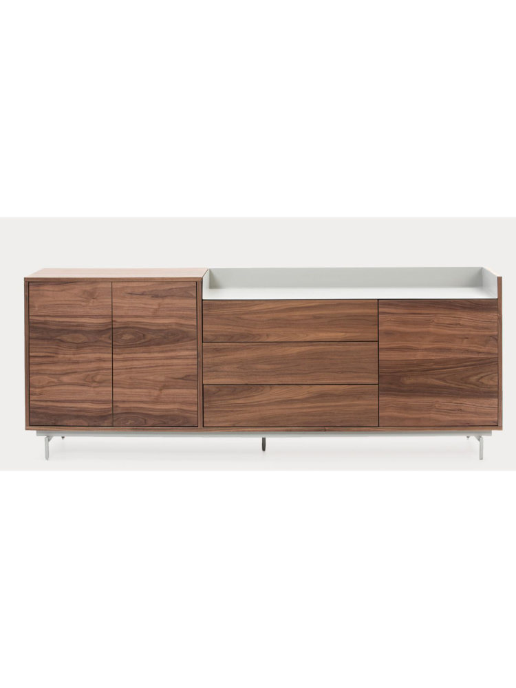 Aparador ODIN 200x45x78 cms Nogal/Gris Aparador ODIN 200x45x78 cms Nogal/Gris