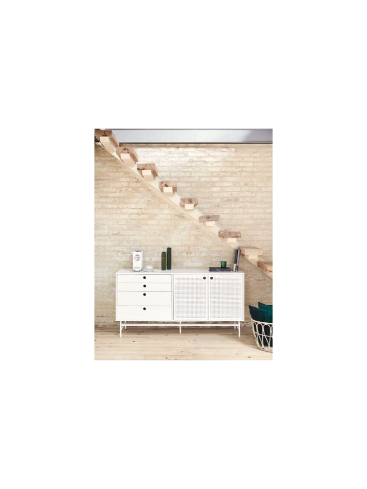 Aparador PUNTO 150x47x77 cms blanco