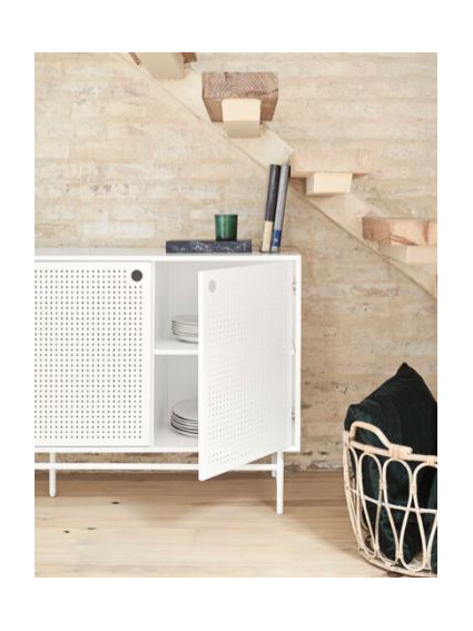 Aparador PUNTO 150x47x77 cms blanco