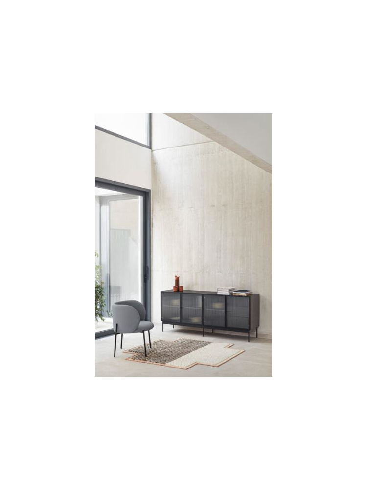Aparador BLUR 180x45x77 cms negro
