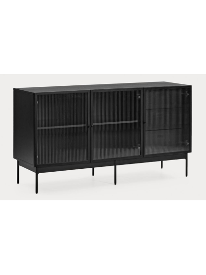 Aparador BLUR 180x45x77 cms negro