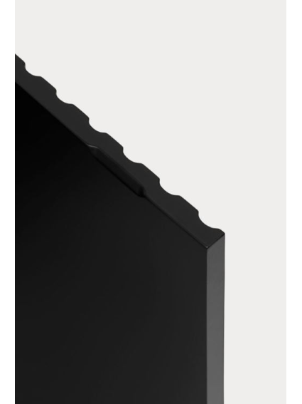 Aparador DORIC 198x48x70 cms Negro/Gris antracita