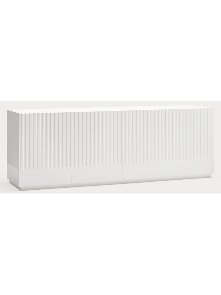 Aparador DORIC 198x48x70 cms Negro/Gris antracita