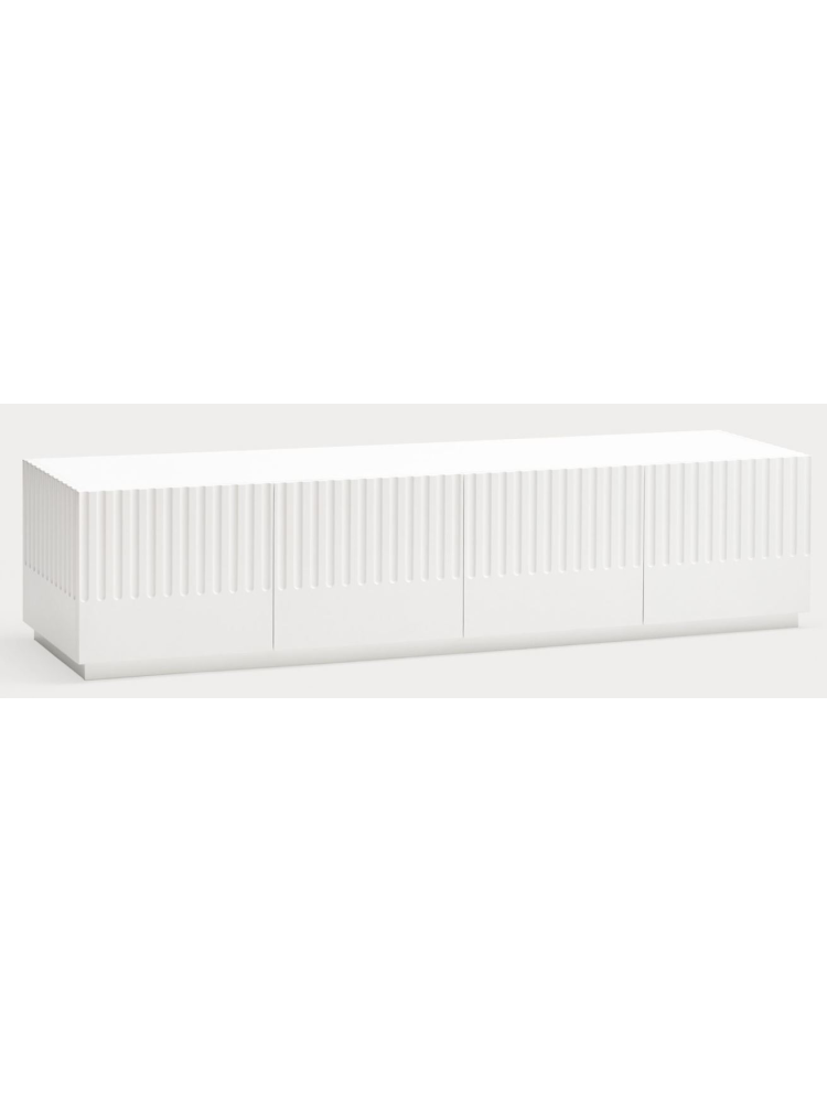 Mueble TV DORIC 182x48x42 cms Negro/Gris antracita