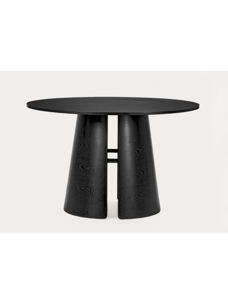 Mesa redonda CEP 137x75 cms Negro Mesa redonda CEP 137x75 cms Negro