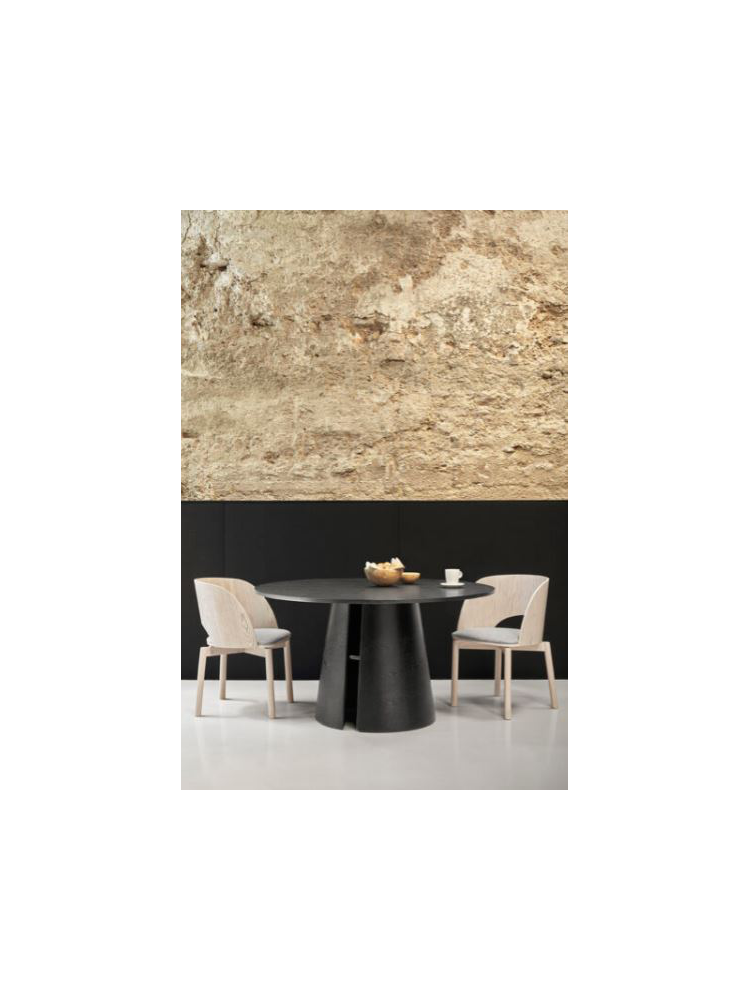 Mesa redonda CEP 137x75 cms Negro