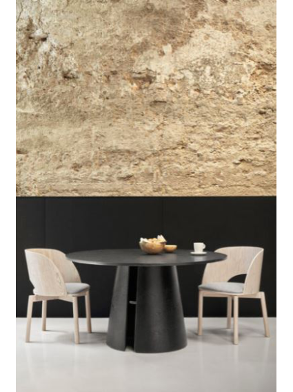 Mesa redonda CEP 137x75 cms Negro