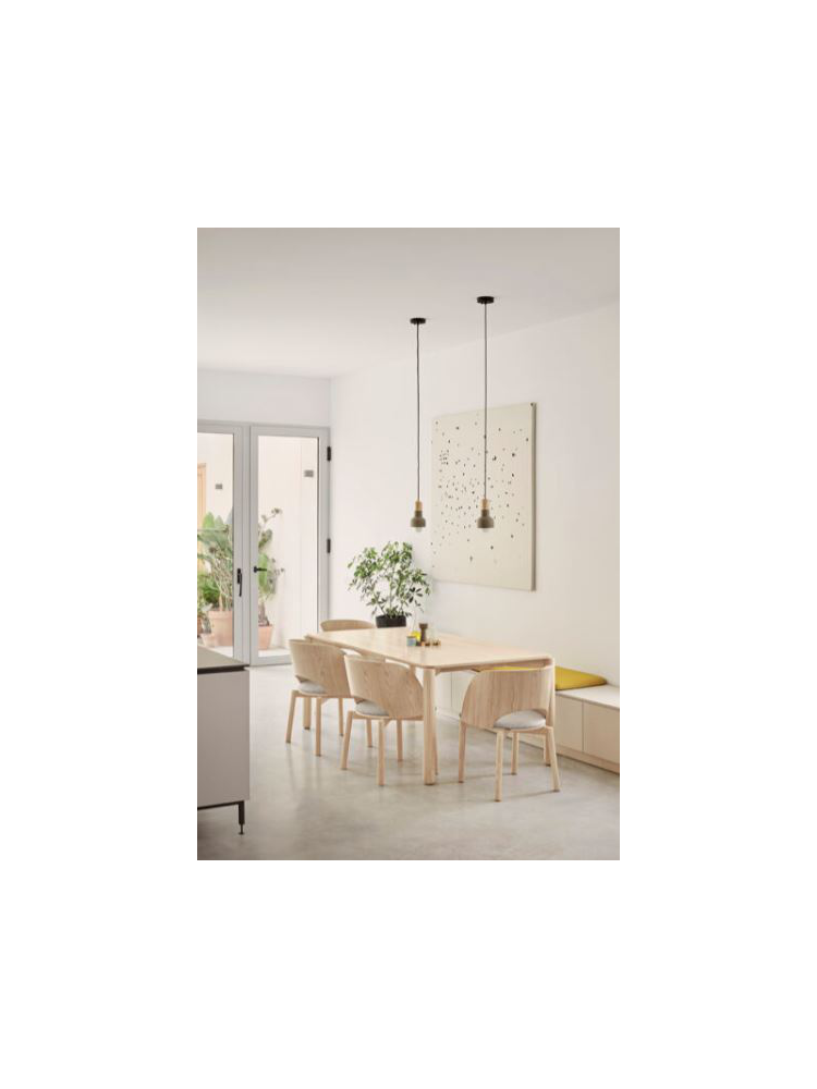 Mesa de comedor ATLAS 180x100x75 cms natural