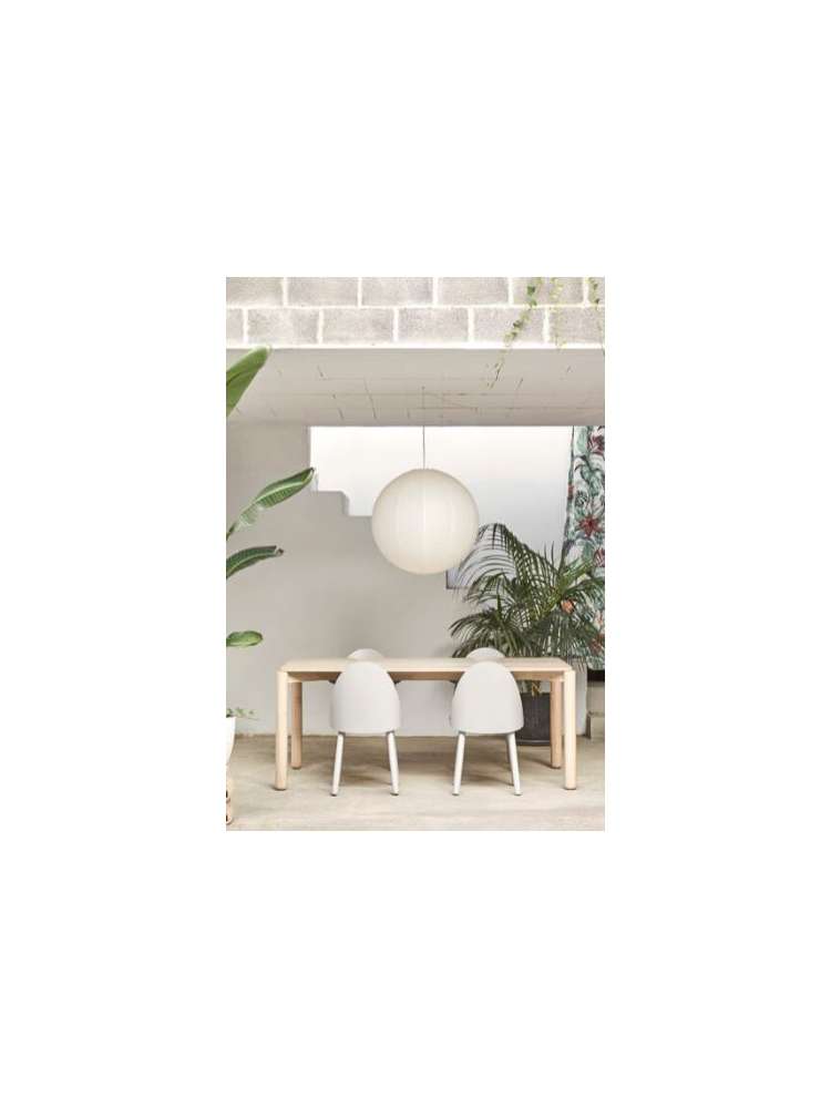 Mesa de comedor ATLAS 180x100x75 cms natural
