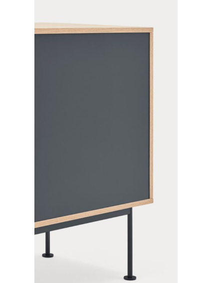 Aparador 1puerta 3cajones YOKO 128x45x81 cms Roble/Crema