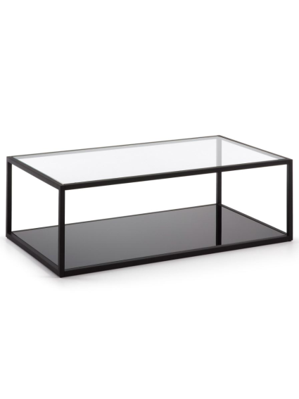 Mesa de centro GLASS 110x60x35 cms