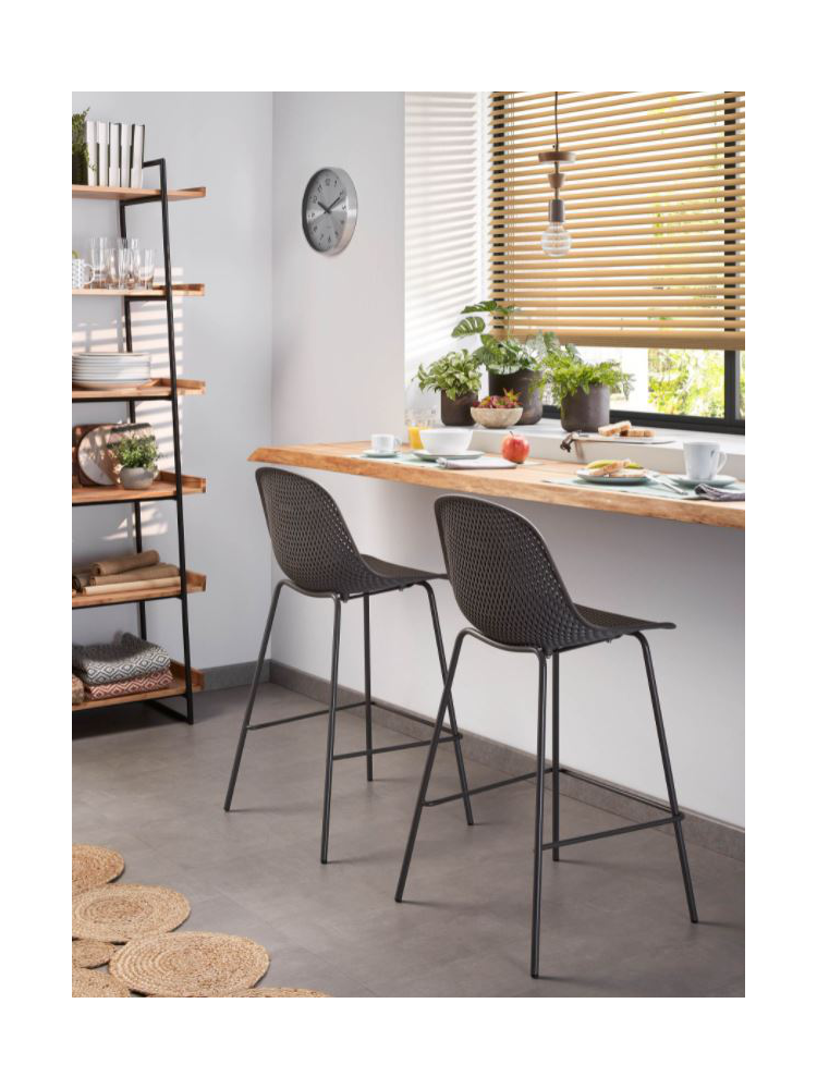 Taburete INGA gris 75 cms