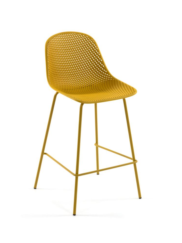 Taburete INGA amarillo 75 cms Taburete INGA amarillo 75 cms