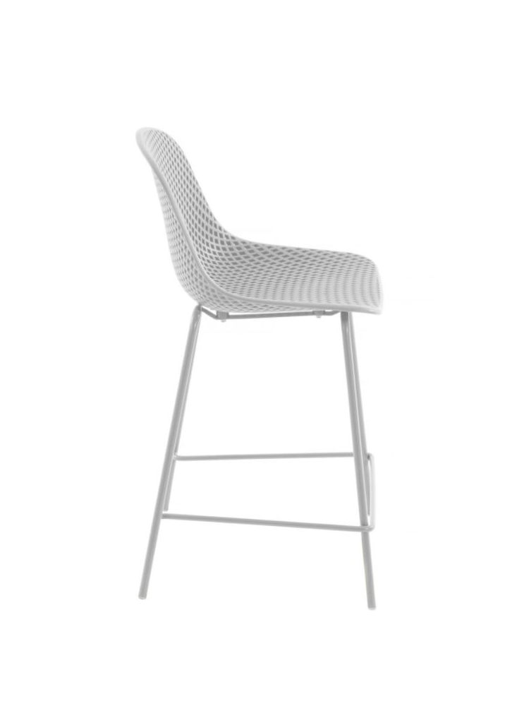 Taburete INGA blanco 65 cms