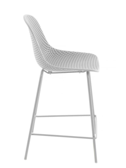 Taburete INGA blanco 65 cms