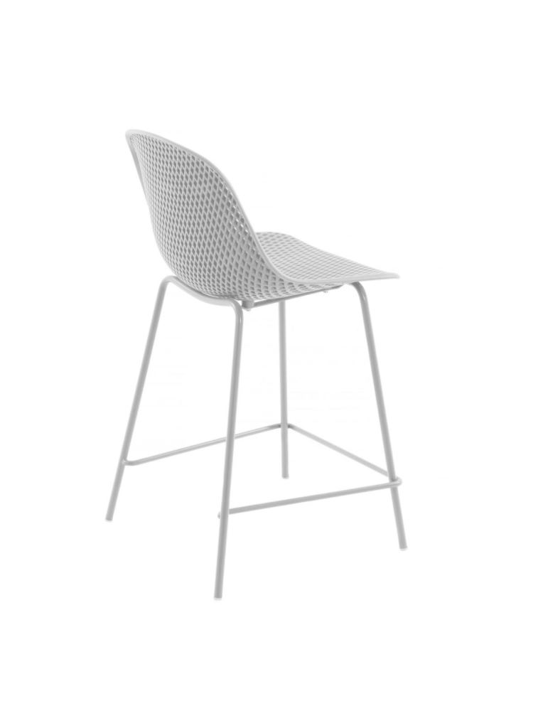 Taburete INGA blanco 65 cms