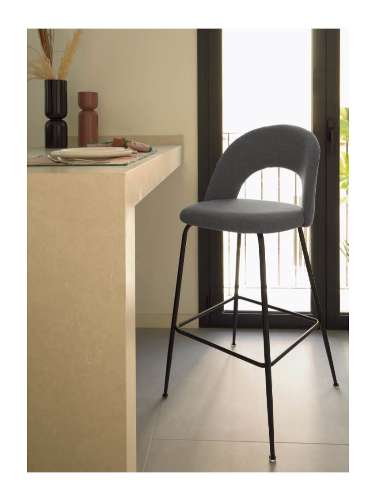 Taburete ASTRID 63 cms gris oscuro