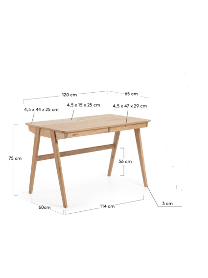 Escritorio GERDA 120x65x75 cms