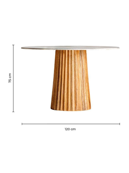 Mesa de comedor  ARTI 120x79 cms Negro