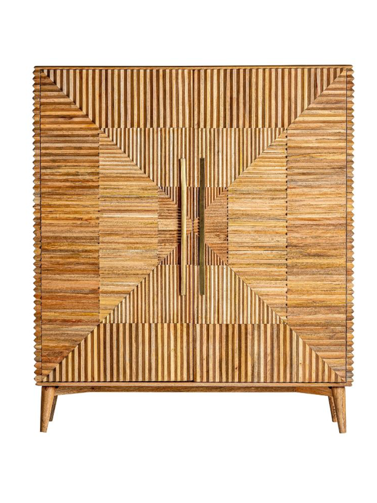 Armario  ARTI 135x43x185 cms Negro