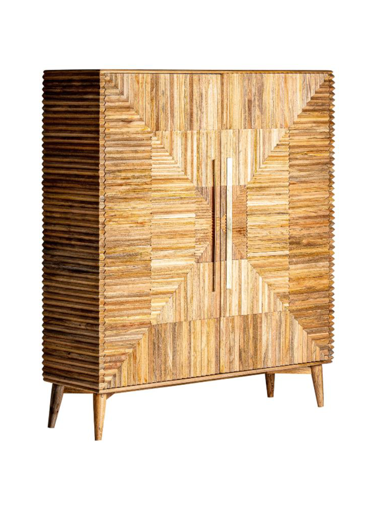 Armario  ARTI 135x43x185 cms Negro