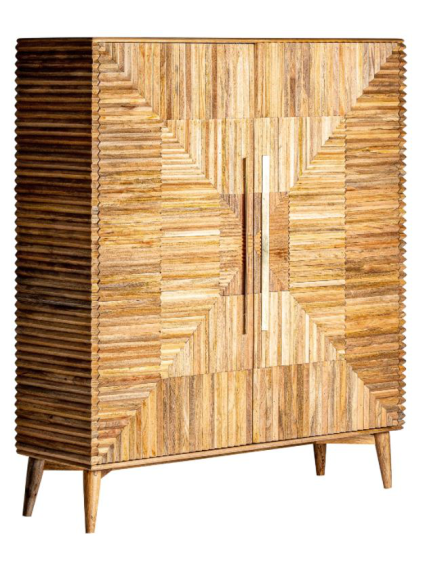 Armario  ARTI 135x43x185 cms Negro