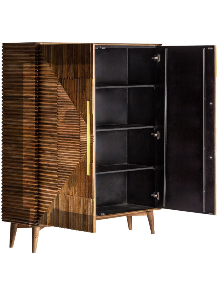 Armario  ARTI 135x43x185 cms Negro