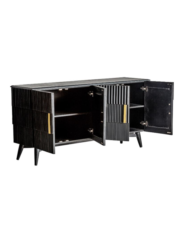 Estantería  ARTI 110x40x230 cms Negro