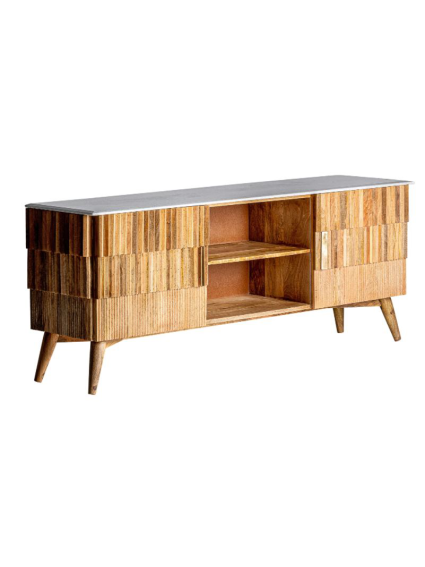 Mueble T.V.  ARTI 175x43x80cms Negro