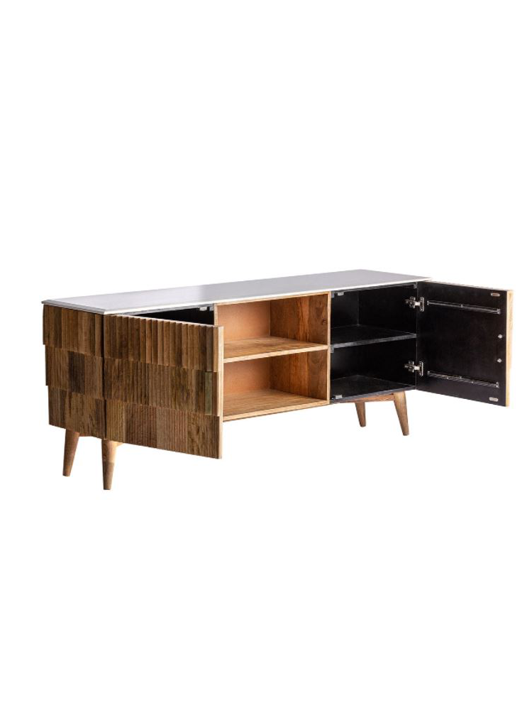Mueble T.V.  ARTI 175x43x80cms Negro