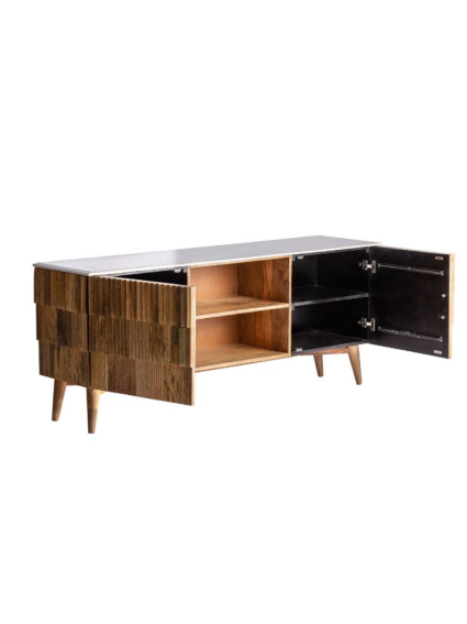 Mueble T.V.  ARTI 175x43x80cms Negro