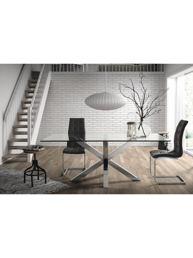 MIAMI cristal acero inox